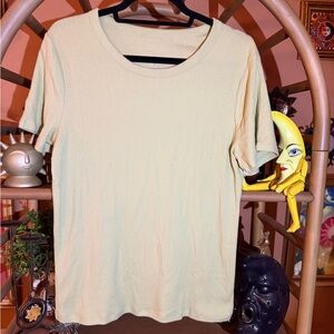 A New Day Light Green Short Sleeve Top